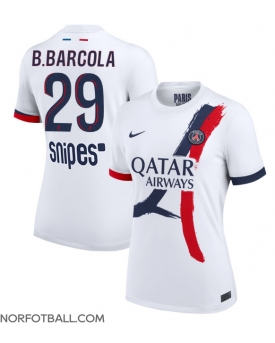 Billige Fotballdrakt Paris Saint-Germain Bradley Barcola #29 Replika Bortedrakt Dame 2025-26 Kortermet Billige Fotballdrakt Paris Saint-Germain Bradley Barcola #29 Replika Bortedrakt Dame 2025-26 Kortermet
